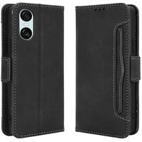 Klapkové puzdro pre Sony Xperia 10 VI, Card Slot, čierne