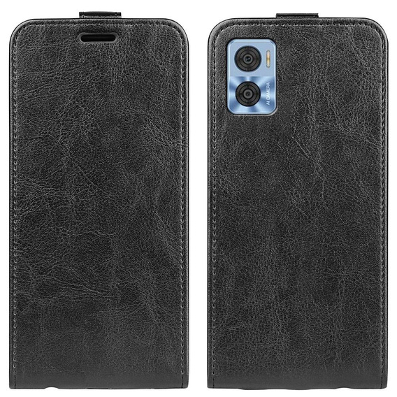 Klapkové puzdro pre Motorola Moto E22 / E22i, Flip, čierne
