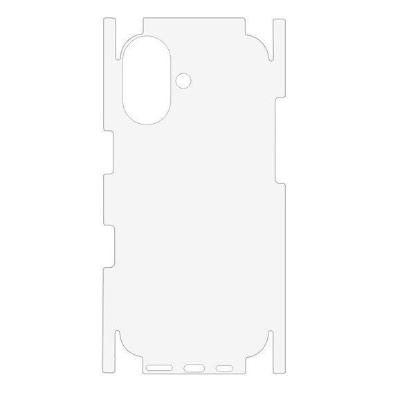 Ochranná fólia na zadnú stranu iPhone 17