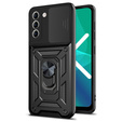 Obal na mobil pre Samsung Galaxy S22 Plus, CamShield Slide, čierne