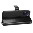 Flipové puzdro pre Realme 10 4G, Split Leather, čierne