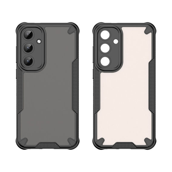 Obal na mobil pre Samsung Galaxy S25+ Plus, Armor Frosted Case, čierne