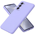 Obal na mobil pre Samsung Galaxy S23 Plus, Silicone Lite, fialové