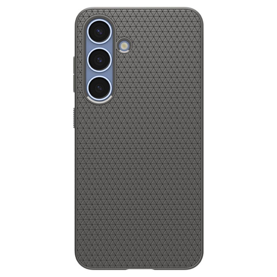 Puzdro Spigen pre Samsung Galaxy S25, Liquid Air, čierne + tvrdené sklo 9H