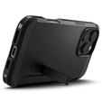 Puzdro Spigen pre iPhone 16 Pro Max, Tough Armor Mag MagSafe, čierne + tvrdené sklo 9H