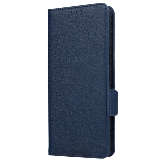 Klapkové puzdro pre Nokia X30 5G, Wallet Litchi Magnet Case, tmavomodré