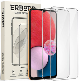 2x tvrdené sklo pre Samsung Galaxy A13 4G/5G, ERBORD 9H Hard Glass na displeji