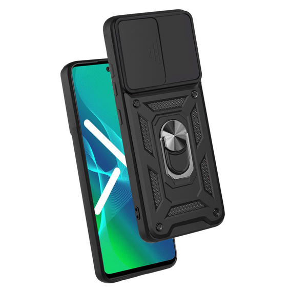 Obal na mobil pre Samsung Galaxy M52 5G, CamShield Slide, čierne