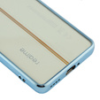 Puzdro pre Realme 11 Pro 5G / Pro+ 5G, Electroplating Frame, transparentné / modré