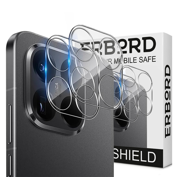 2x ERBORD tvrdené sklo na kameru pre Xiaomi 15T