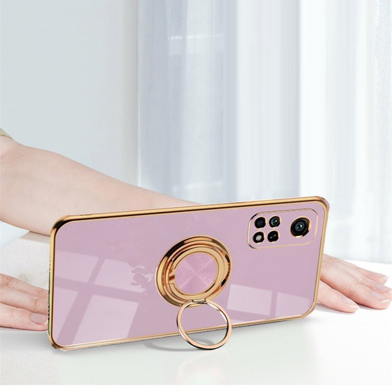 Obal na mobil pre Xiaomi Mi 10T 5G / Mi 10T Pro 5G, Electro Ring, fialové
