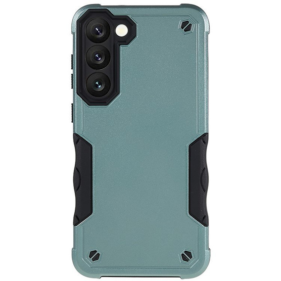 Obrnené puzdro pre Samsung Galaxy S23 Plus, Dual-Layer, zelený