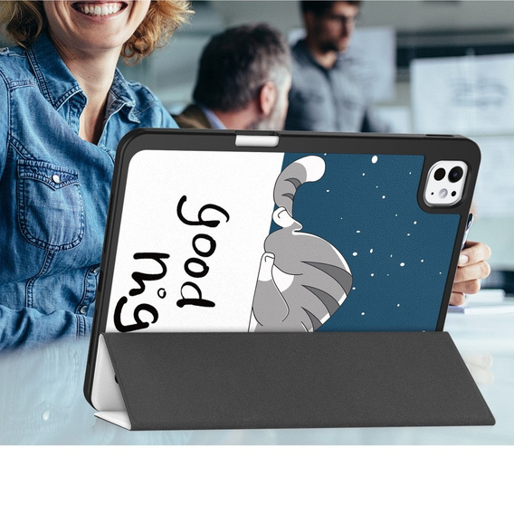 Puzdro pre iPad Pro 11 2024, Smartcase, sleeping cat