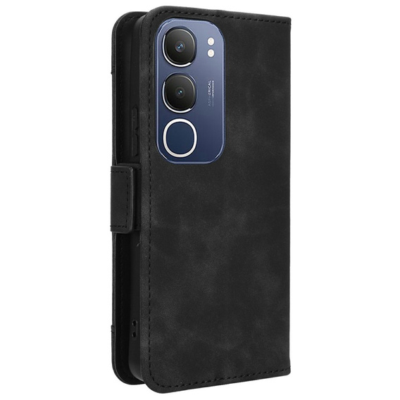Klapkové puzdro pre Vivo Y19s, Card Slot, čierne