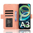 Klapkové puzdro pre Xiaomi Redmi A3, Card Slot, ružové