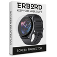 3x ERBORD Hydrogélová fólia pre Amazfit GTR 3 / GTR 3 Pro