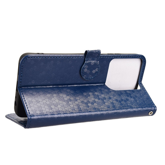 Flipové puzdro pre Motorola Moto G86 Power 5G, Wallet Rhombus, modré