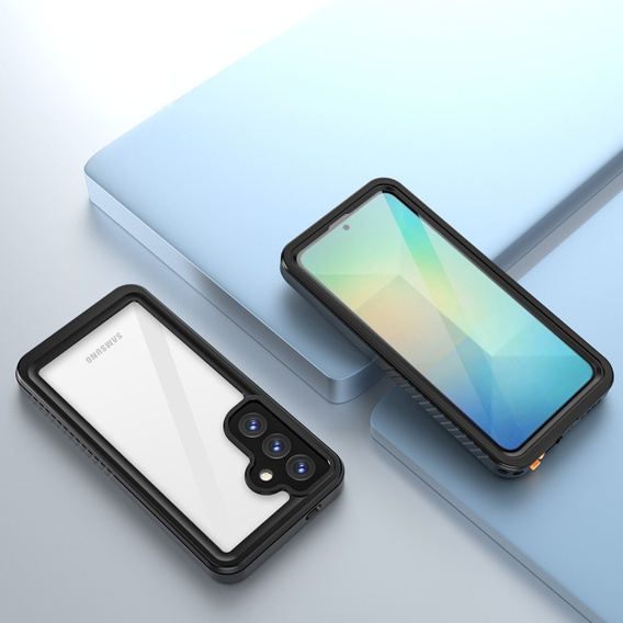 Vodotesné puzdro IP68 pre Samsung Galaxy S25+ Plus, čierne