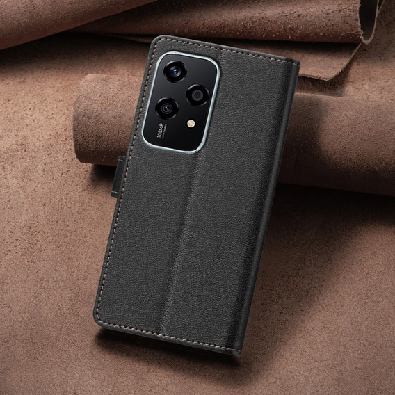 Klapkové puzdro pre Honor 200 Lite, BINFEN Wallet, čierne
