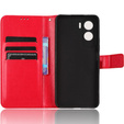 Klapkové puzdro pre Honor 90 Lite 5G, Crazy Horse Wallet, červené