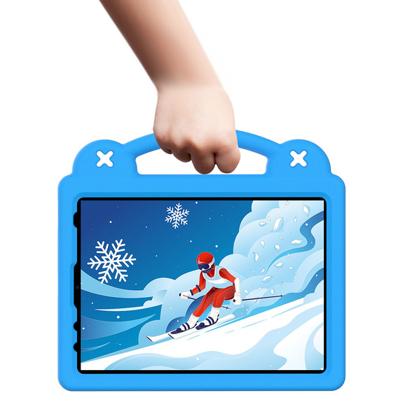 Detské puzdro pre iPad Air 10.9" 2022/2020 (5/4 gen.) / Pro 11" 2022/2021/2020 (4/3/2 gen.), Cute Patterns, so stojanom, modré