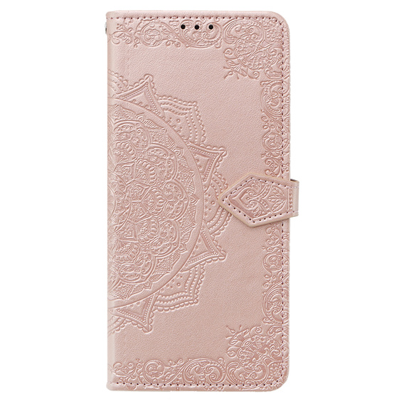 Klapkové puzdro pre Xiaomi Poco X6 5G, Mandala, ružové rose gold
