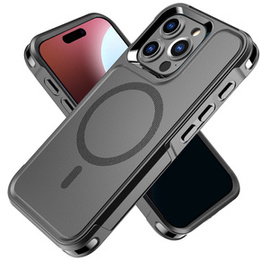 Obal na mobil pre iPhone 16 Pro Max, MagForce MagSafe, čierne