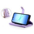 Flipové puzdro Wallet Zipper Pocket pre Samsung Galaxy A17 5G, Wallet Zipper Pocket, fialové
