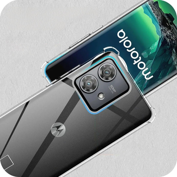 Obal na mobil pre Motorola Edge 40 Neo, Dropproof, priehľadné