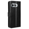 Klapkové puzdro pre T Phone 3 5G, Crazy Horse Wallet, čierne