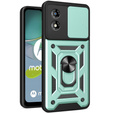 Obal na mobil pre Motorola Moto E13, CamShield Slide, zelené