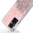 Obal na mobil pre Oppo Reno7 Lite 5G, Glittery, ružové