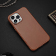 Obal na mobil pre iPhone 14 Pro, Dux Ducis Max Naples, hnedé