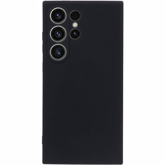 Obal na mobil pre Samsung Galaxy S24 Ultra, Silicone Lite, čierne