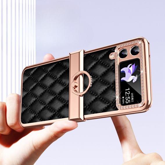 Puzdro pre Samsung Galaxy Z Flip 4 5G, Rhombus Grid
