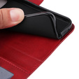 Klapkové puzdro pre Samsung Galaxy A54 5G, Leather Wallet, červené