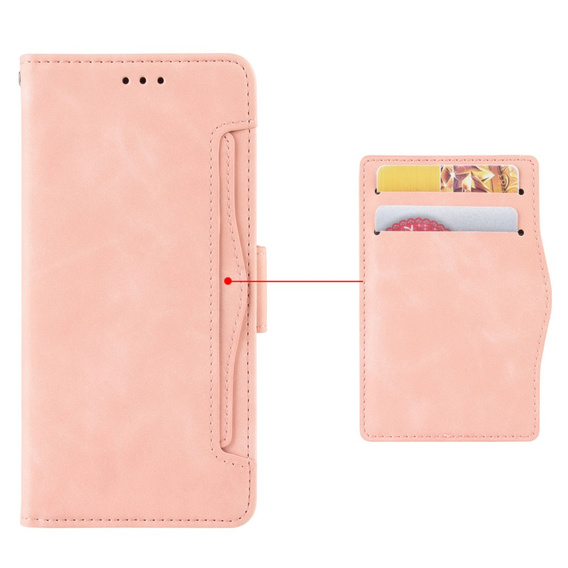 Klapkové puzdro pre Xiaomi Poco F7 Ultra, Card Slot, ružové