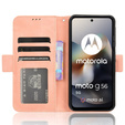 Klapkové puzdro pre Motorola Moto G56 5G, Card Slot, ružové