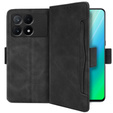 Klapkové puzdro pre Xiaomi Poco X6 Pro 5G, Card Slot, čierne