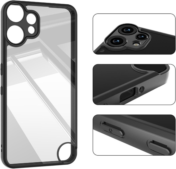 Obal na mobil pre CMF Nothing Phone 2 Pro, Fusion Hybrid, priehľadné