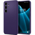 Puzdro Spigen pre Samsung Galaxy S24, Liquid Air, fialové + tvrdené sklo 9H
