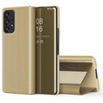 Obal na mobil pre Samsung Galaxy A53 5G, Clear View, zlaté