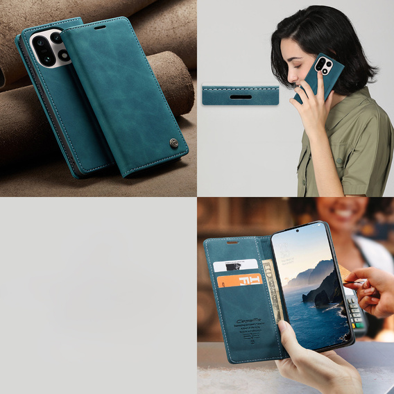 Puzdro CASEME v štýle peňaženky pre OnePlus 15