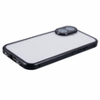 Puzdro pre iPhone 16, Magnetic Dual Glass, čierne