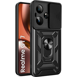Obal na mobil pre Realme GT 7 / 7T, CamShield Slide, čierne