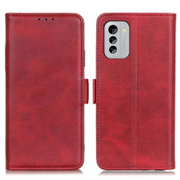 Klapkové puzdro pre Nokia G60 5G, Wallet PU Leather Case, červené