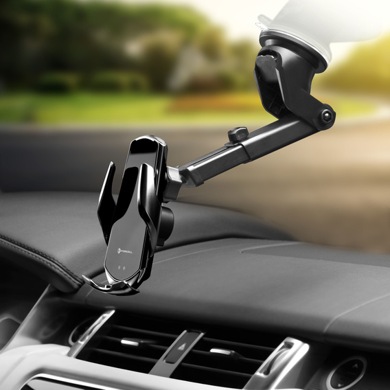 Držiak do auta Forcell F-Grip HS1 s bezdrôtovou nabíjačkou