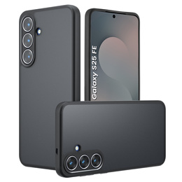 Obal na mobil pre Samsung Galaxy S25 FE, Fusion Hybrid, transparentné / čierne