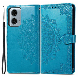 Klapkové puzdro pre Motorola Moto G24 / G24 Power / G04, Mandala, modré