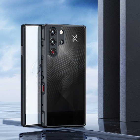 Puzdro DuxDucis pre ZTE nubia Red Magic 10 Pro / 10 Pro+ 5G, Aimo case, transparentné / čierne
